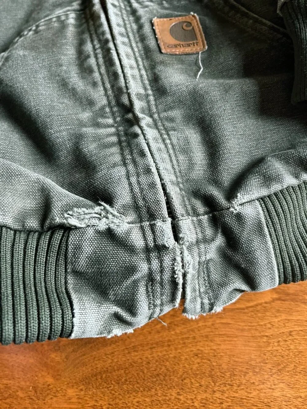 Carhartt moss green vintage jacket 8